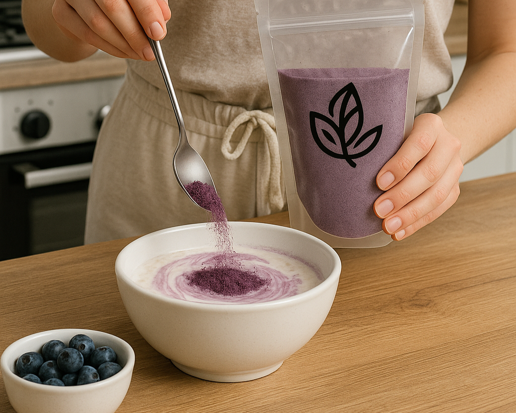 poudre de myrtille UBAANI