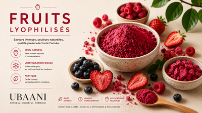 Poudres de fruits lyophilisées